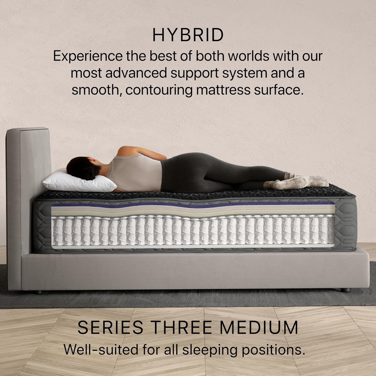 Beautyrest Twin XL Medium Hybrid Mattress - Image 10