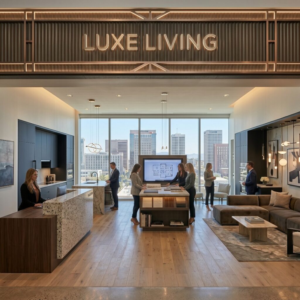 luxe living showroom phoenix