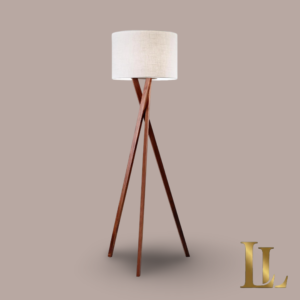 Walnut Tripod Lamp