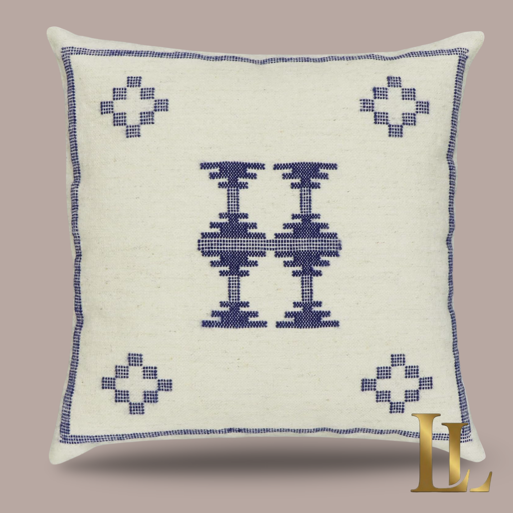 Indigo Wool Pillow