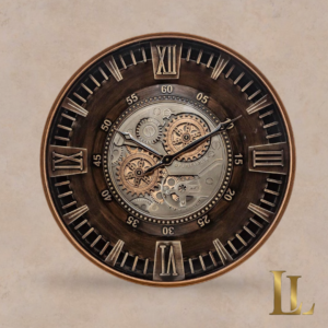 Antique Gold Wall Clock