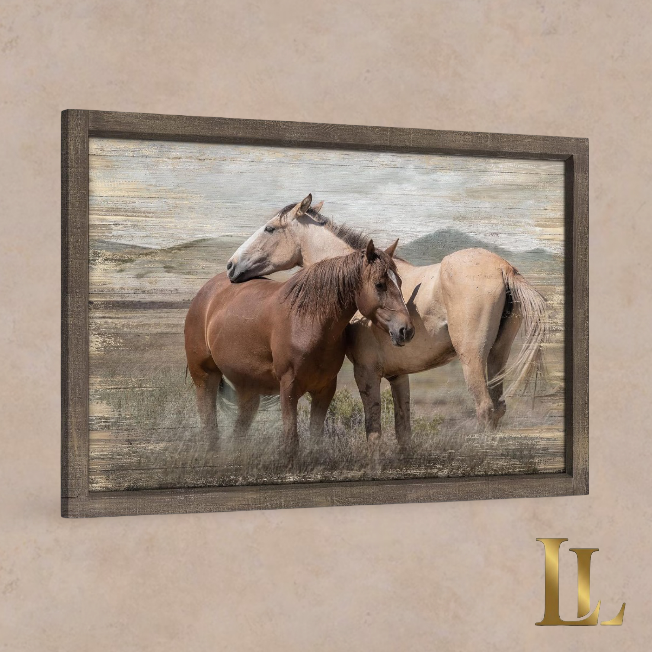 Wooden Horse Wall Art