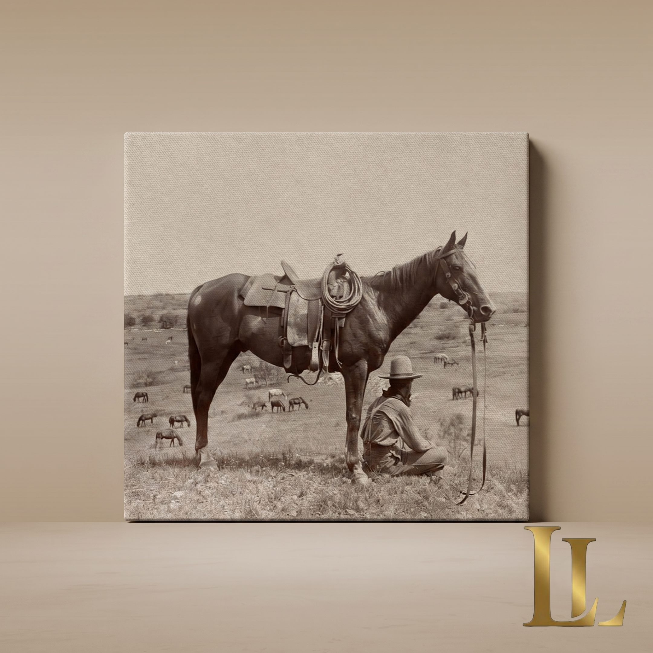 Texas Cowboy Wall Art