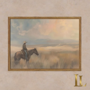 Vintage Cowboy Wall Art