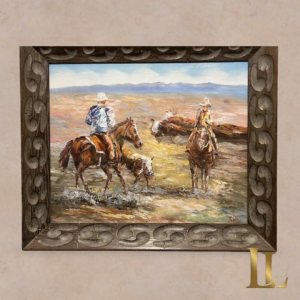 Western Cowboy Framed Art