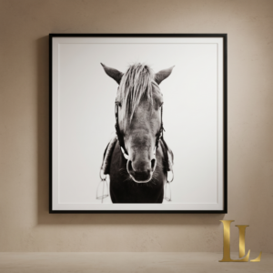 Horse Black Wall Art