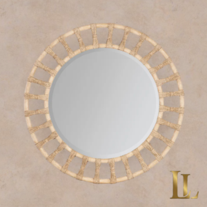 Rattan Accent Mirror