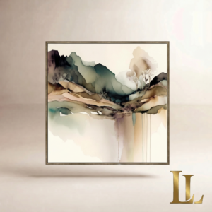 Watercolor Framed Canvas