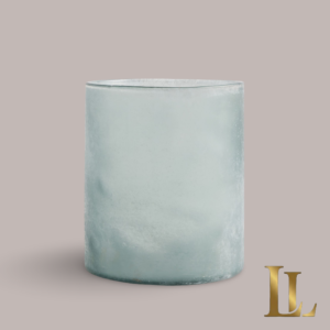 Frosted Candle Holder