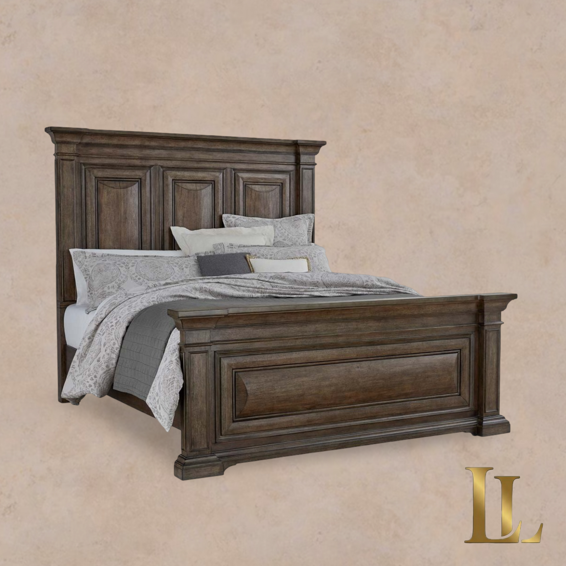 Woodbury Panel Bed