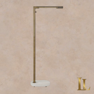 Luxe Brass Floor Lamp