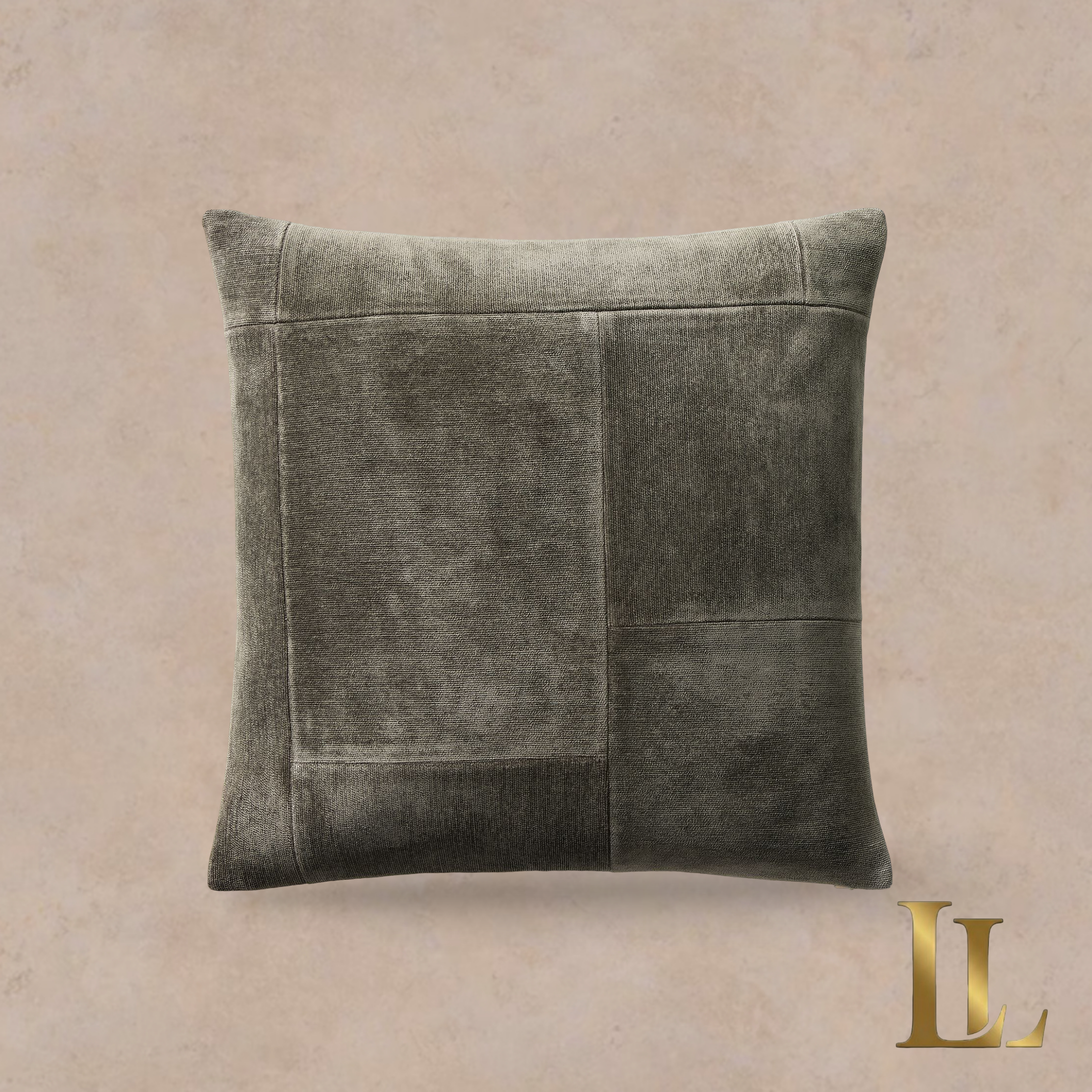 Green Chenille Pillow